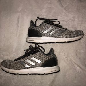 Adidas Cloudfoam grey silver women’s sneakers